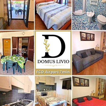 Domus Livio, 7 Min Fco Airport, Free Wifi, Garden Apartment, 2 Tv Hd Fiumicino Zewnętrze zdjęcie